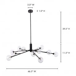 Moe's Home Collection Draco Pendant Lamp Accessories