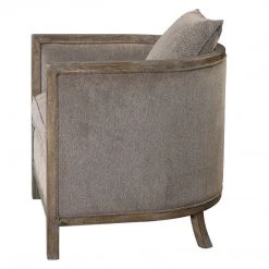 Uttermost Viaggio Gray Chenille Accent Chair 16 Uttermost Viaggio Gray Chenille Accent Chair