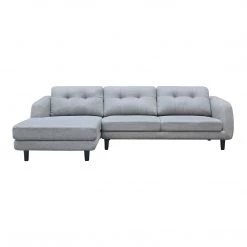 Moe's Home Collection Corey Sectional Dark Grey Left