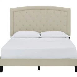 Ashley Furniture Adelloni - Cream - Queen Upholstered Bed