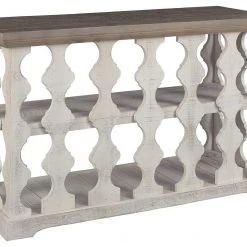 Ashley Furniture Havalance - Gray/white - Console Sofa Table