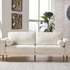 Signature Design By Ashley® Caladeron - Sandstone - 4 Pc. - Sofa, Loveseat, Chair, Ottoman Living Room Sets