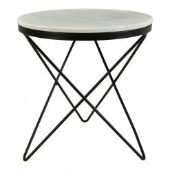 Moe's Home Collection Tables Haley Side Table Black Base