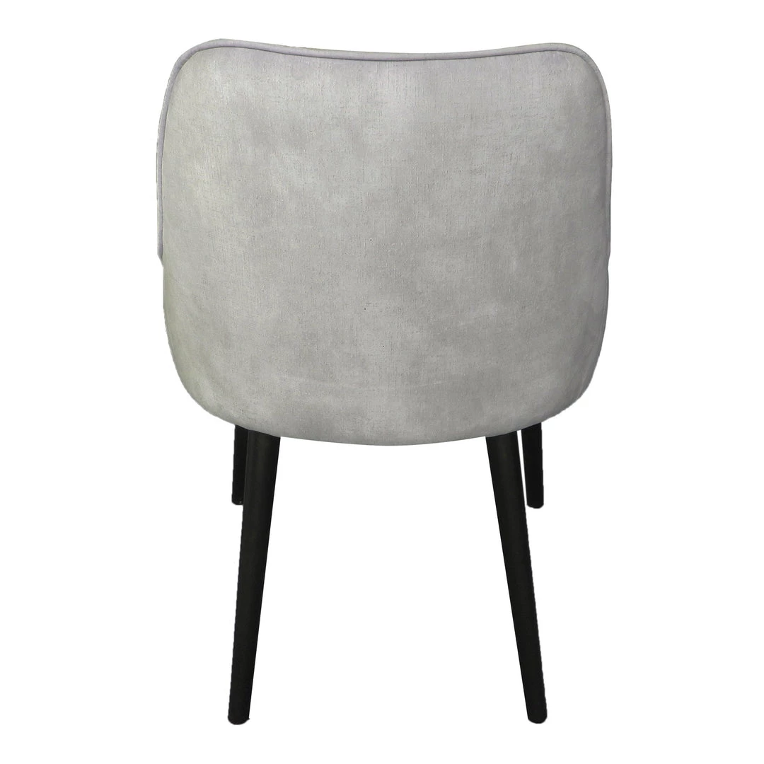 Moe's Home Collection Harmony Dining Chair White Smoke-m2 4 Moe's Home Collection Harmony Dining Chair White Smoke-m2