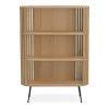 Moe's Home Collection Henrich Oak Bookshelf White Oil