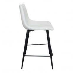 Moe's Home Collection Alibi Counter Stool Ivory-m2 Stools
