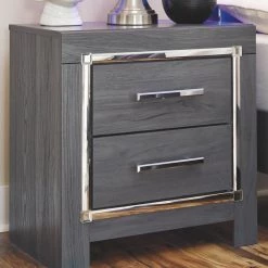 Ashley Furniture Lodanna - Gray - Two Drawer Night Stand 13 Ashley Furniture Lodanna - Gray - Two Drawer Night Stand