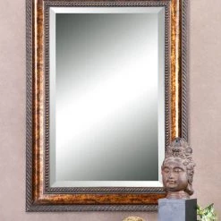 Accessories Uttermost Sinatra Large Bronze Mirror