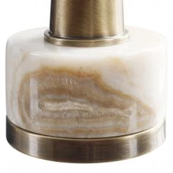 Accessories Uttermost Verner Tapered Brass Table Lamp