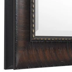Accessories Uttermost Wythe Burnished Wood Mirror