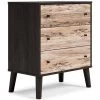 Ashley Furniture Chests Piperton - Brown / Black - Three Drawer Chest