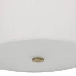 Uttermost Colfax Brass 3 Light Semi Flush