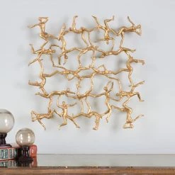 Uttermost Golden Gymnasts Wall Art Accessories