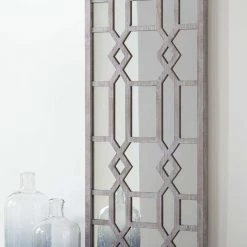Ashley Furniture Accessories Leora - Antique Gray - Accent Mirror