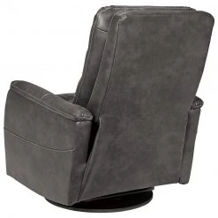 Ashley Furniture Riptyme - Quarry - Swivel Glider Recliner