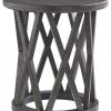 Ashley Furniture Sharzane - Grayish Brown - Round End Table
