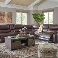 Signature Design By Ashley® Muirfield - Left Arm Facing Double Reclining Power Console Loveseat, Wedge, Power Reclining Right Arm Facing Loveseat With Headrest Sectional 10 Signature Design By Ashley® Muirfield - Left Arm Facing Double Reclining Power Console Loveseat, Wedge, Power Reclining Right Arm Facing Loveseat With Headrest Sectional