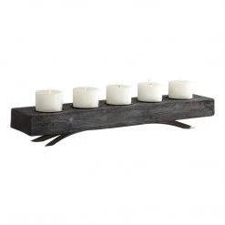 Table Decor Uttermost Callum Wooden Candleholder