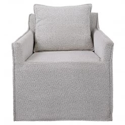 Uttermost Welland Gray Swivel Chair Chairs