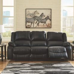 Signature Design By Ashley® Reclining Furniture Calderwell - Patterned - Reclining Sofa, Double Reclining Loveseat With Console, Rocker Recliner