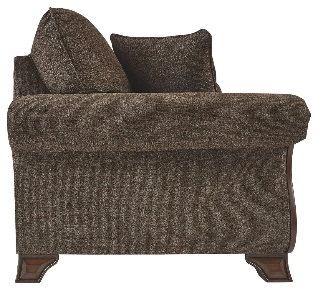 Ashley Furniture Loveseats Miltonwood - Teak - Loveseat 8 Ashley Furniture Loveseats Miltonwood - Teak - Loveseat