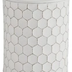 Ashley Furniture Polly - White - Stool