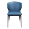 Moe's Home Collection Chairs Delaney Side Chair Steel Blue-m2 2 Moe's Home Collection Chairs Delaney Side Chair Steel Blue-m2
