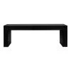 Moe's Home Collection Benches Lazarus Outdoor Bench Black