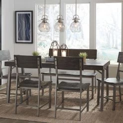 Ashley Furniture Diedrick - Gray/black - Lantern Set (2/cn)