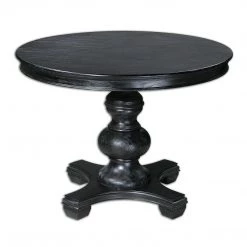 Uttermost Brynmore Wood Grain Round Table Tables