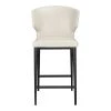Moe's Home Collection Delaney Counter Stool Beige Stools 2 Moe's Home Collection Delaney Counter Stool Beige Stools