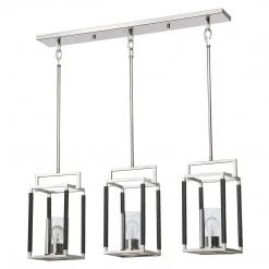 Uttermost Newburgh 3 Light Nickel Linear Pendant