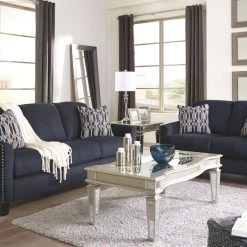 Ashley Furniture Loveseats Creeal - Blue - Loveseat 21 Ashley Furniture Loveseats Creeal - Blue - Loveseat