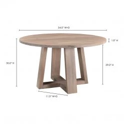 Moe's Home Collection Tanya Round Dining Table