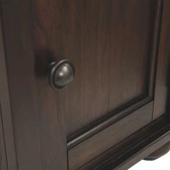 Ashley Furniture Barilanni - Brown Dark - Chair Side End Table Tables