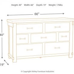 Ashley Furniture Dressers Brashland - Best In Class - Dresser, Mirror