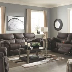 Signature Design By Ashley® Boxberg - Casual Contemporary - Power Reclining Sofa & Loveseat Set