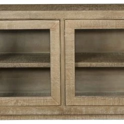 Ashley Furniture Waltleigh - Distressed Brown - Accent Cabinet Cabinets