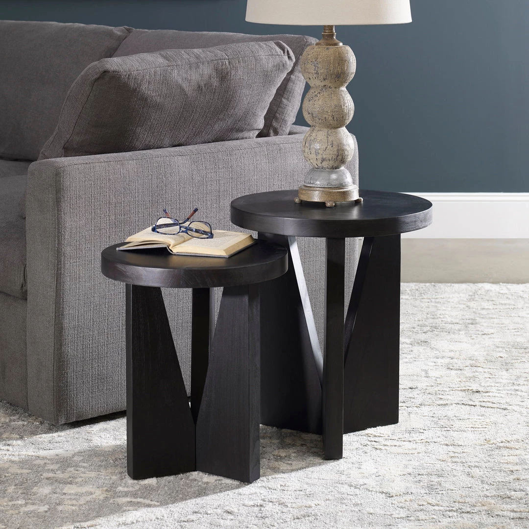 Uttermost Nadette Nesting Tables, S/2 4 Uttermost Nadette Nesting Tables, S/2