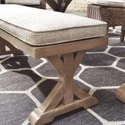 Ashley Furniture Beachcroft - Beige - Bench With Cushion
