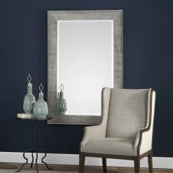 Uttermost Leiston Metallic Silver Mirror Accessories 8 Uttermost Leiston Metallic Silver Mirror Accessories