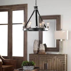 Uttermost Marlow 6 Light Antique Bronze Chandelier 8 Uttermost Marlow 6 Light Antique Bronze Chandelier