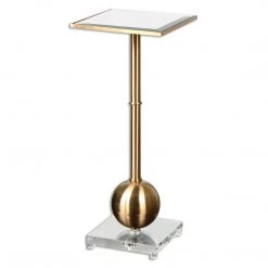 Tables Uttermost Laton Mirrored Accent Table