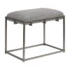 Uttermost Edie Silver Small Bench 1 Uttermost Edie Silver Small Bench