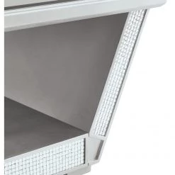 Ashley Furniture Fanmory - Silver Finish - Rectangular Cocktail Table