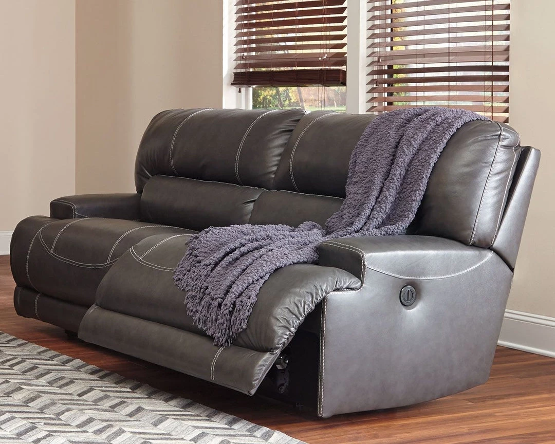 Ashley Furniture Reclining Furniture Mccaskill - Gray - 2 Seat Reclining Sofa 6 Ashley Furniture Reclining Furniture Mccaskill - Gray - 2 Seat Reclining Sofa