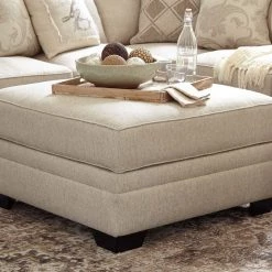 Ashley Furniture Luxora - Bisque - Ottoman With Storage 13 Ashley Furniture Luxora - Bisque - Ottoman With Storage