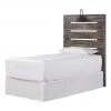 Signature Design By Ashley® Drystan - Multi - Panel Headboard With Bolt On Bed Frame