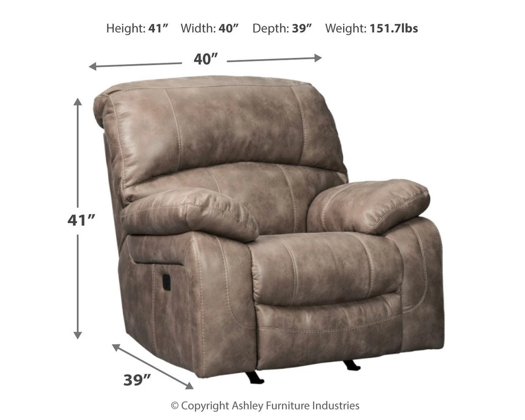 Ashley Furniture Reclining Furniture Dunwell - Stylish Touch - Power Rocker Recliners 7 Ashley Furniture Reclining Furniture Dunwell - Stylish Touch - Power Rocker Recliners