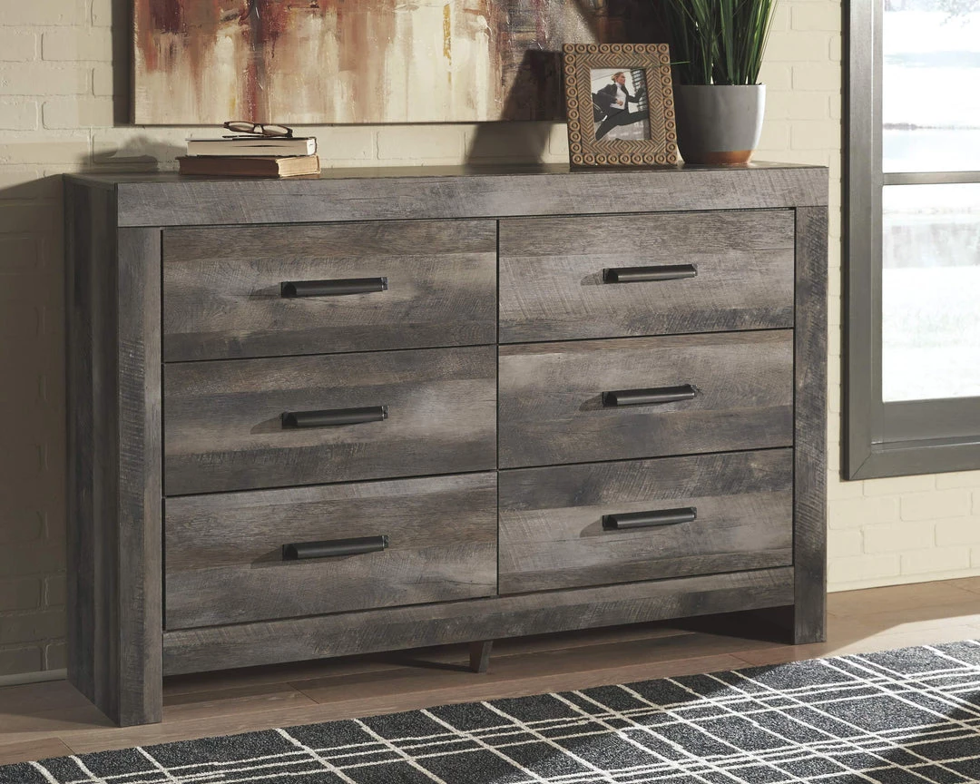 Signature Design By Ashley® Bedroom Sets Wynnlow - Gray - Dresser, Mirror, Poster Bed 7 Signature Design By Ashley® Bedroom Sets Wynnlow - Gray - Dresser, Mirror, Poster Bed